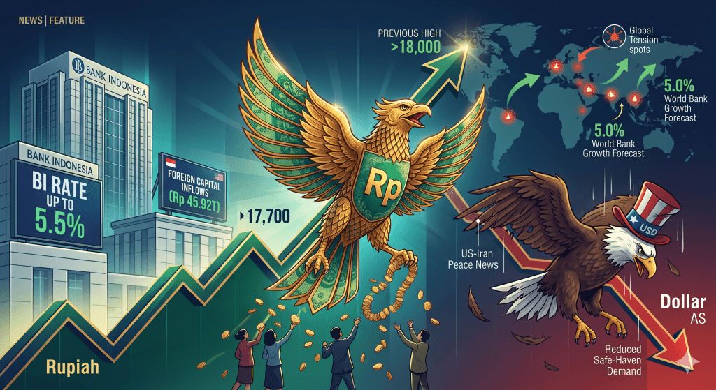 Rupiah Tembus Rp17.700, Ini Biang Kerok Penguatannya